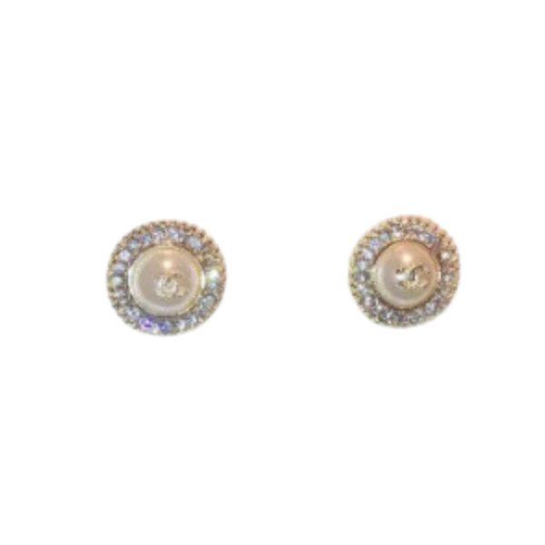4 twinkle stone bud earrings gold tone for women 2799