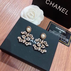 12 fashional douple c earrings gold tone for women 2799