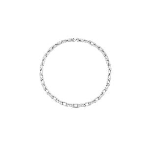 9 monogram chain necklace silver tone for men m00307 2799