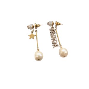 4 i shape earrings gold tone for women 2799