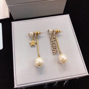 6 i shape earrings gold tone for women 2799