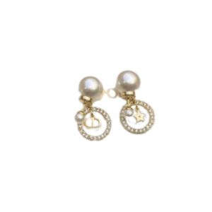 4-Clair Lune Earrings Gold Tone For Women   2799