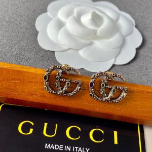 Double G Earrings Gold For Women   2799