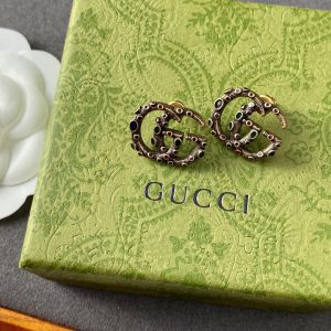 3-Double G Earrings Gold For Women   2799