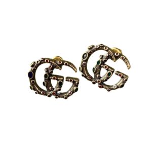 4 double g earrings gold for women 2799 2