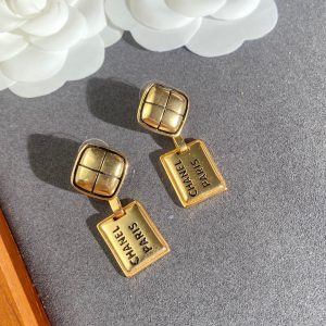 3 bigname earrings gold for women 2799