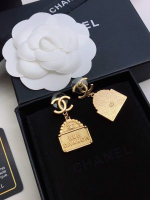 10 bag shape earrings gold for women 2799