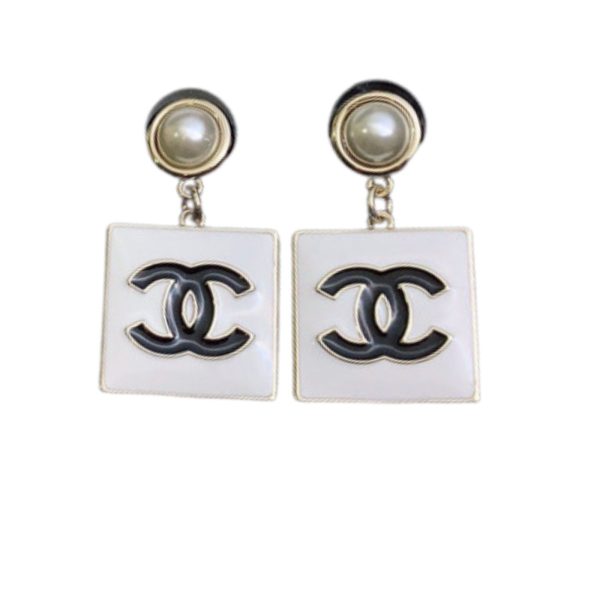 17 square earrings white for women 2799 1