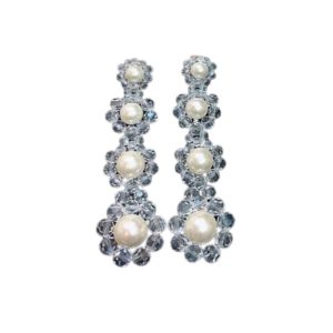 11 transparent pearl earrings white for women 2799
