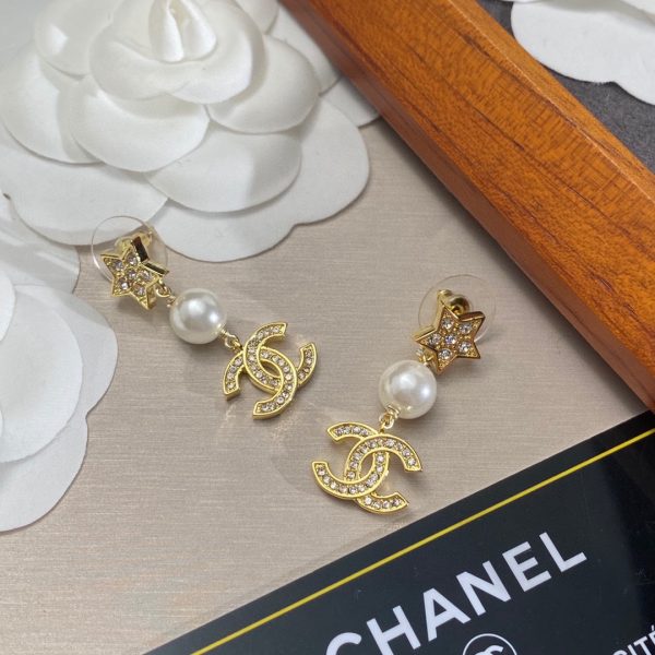 9 star earrings gold for women 2799