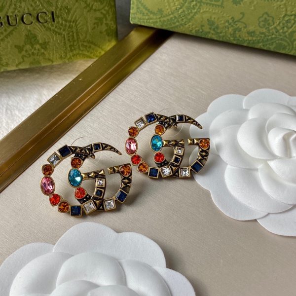 6 double g earrings multicolor for women 2799