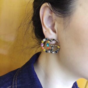 12 double g earrings multicolor for women 2799