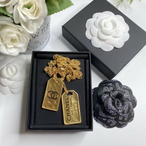 1 two tag engraving signature necklace gold tone for women 2799