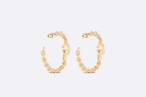 7 cd lock earrings gold for women e2315wommt d300 2799