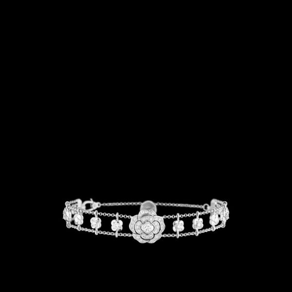 7 bouton de camlia bracelet white gold for women j12065 3599591874024 2799