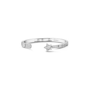 comte chevron bracelet white gold for women j11491 2799