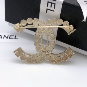 1 22aw brooch gold tone for women 2799