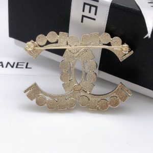 8 22aw brooch gold tone for women 2799