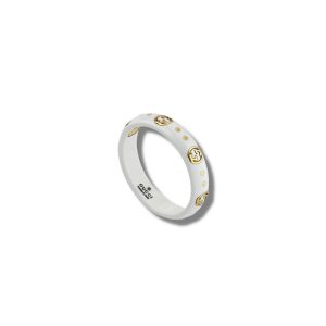 icon ring with interlocking g white for women 679262 j85v5 8062 2799
