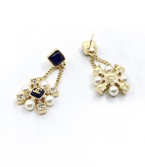 chain earrings gold for women 2799