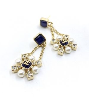 5 chain earrings gold for women 2799