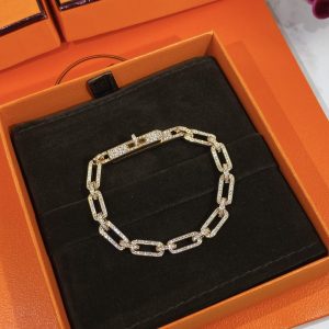 2 bracelets chain silver for women 2799 1