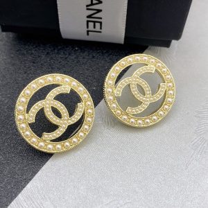 3 earrings gold for women 2799