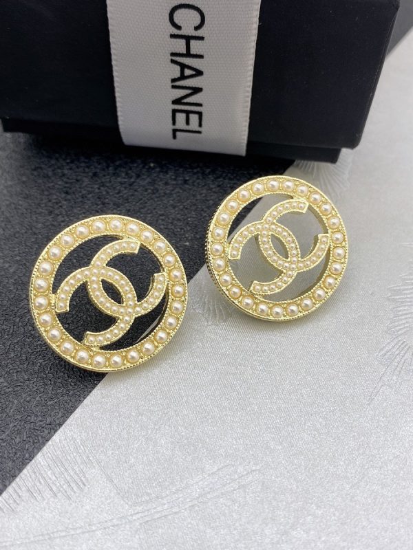 3 earrings gold for women 2799