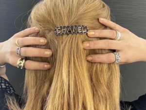 hair clip gold for women 2799