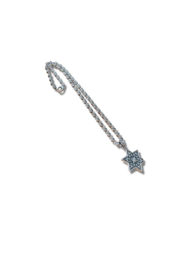 4 gg star necklace sliver tone for women 2799