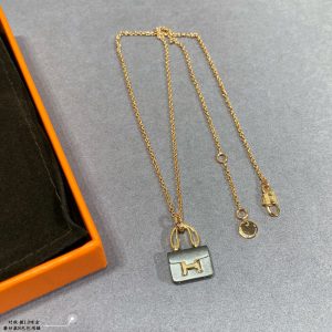 1-Constance Amulets Pendant Necklace Gold Tone For Women   2799