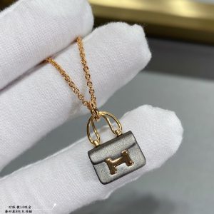 2-Constance Amulets Pendant Necklace Gold Tone For Women   2799