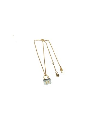 4-Constance Amulets Pendant Necklace Gold Tone For Women   2799