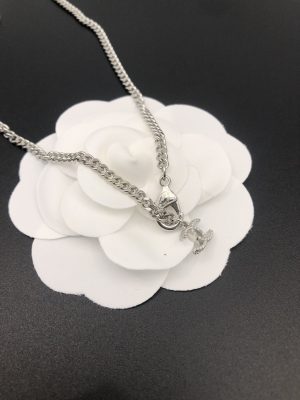 9 necklace pendant cc silver for women 2799