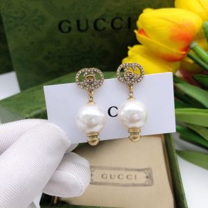9 pearls earrings gold for women 2799