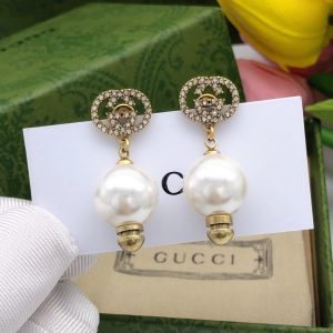 13 pearls earrings gold for women 2799