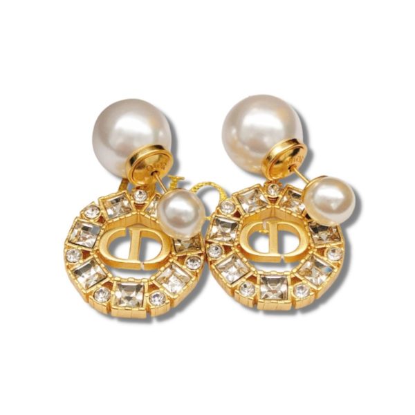 4 tribales earrings gold for women 2799