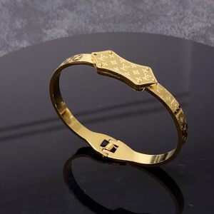 lv titan bracelet gold tone for women 2799
