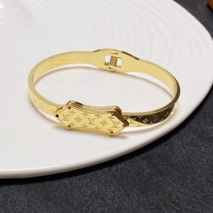 3 lv titan bracelet gold tone for women 2799