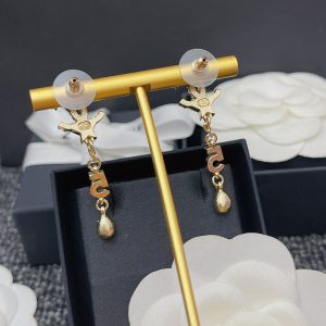 6 long earrings gold for women 2799 2