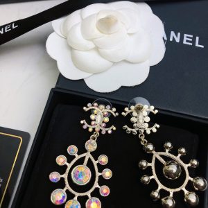 2 big name earrings gold for women 2799