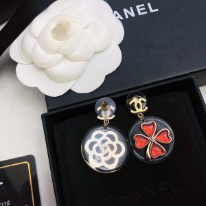 3 acrylic stud earrings black for women 2799