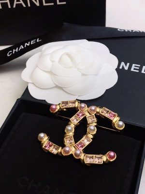 8 pearl brooch gold for women 2799