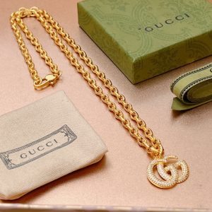 necklace double g gold for women 2799