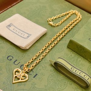 1 heart gg top necklace gold for women 2799