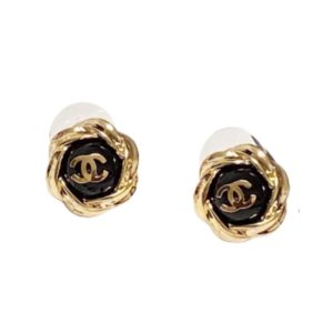 3 clip earrings black for women 2799