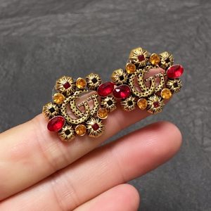 1 spilla doppia earrings gold for women 2799
