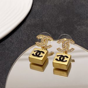 3 double c earrings gold for women 2799 2