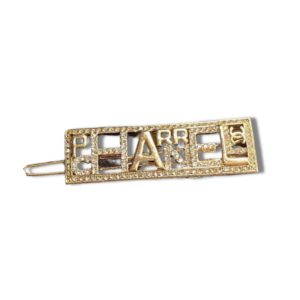 4 pharrell Blue crystal pin brooch gold for women 2799