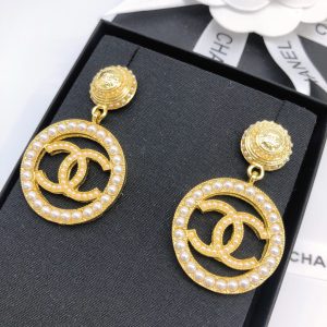 7 clip on drop earrings gold for women 2799